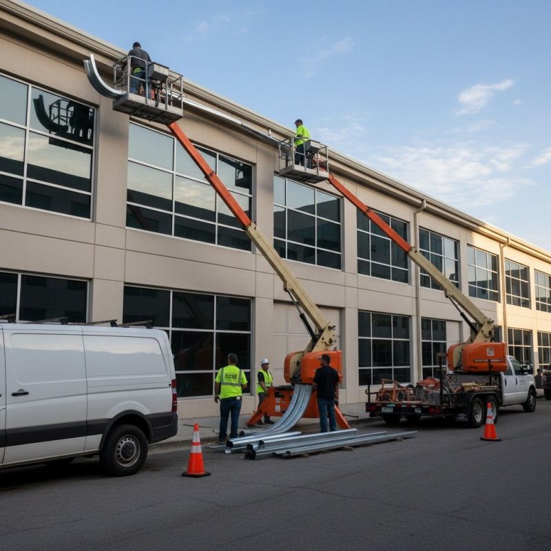 Church Gutter Repair detail